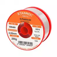 Тинол STANNOL ф2.0мм/250гр, SN 60%, PB 40%