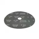 Фибершайба FEN KSF-F 180x22.23мм Р60, за шлайфане на за мрамор, камък и алуминий, черна - small, 40257