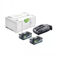 Батерия акумулаторна FESTOOL SYS 18V 2x8.0/SCA16, 18V, 8.0Ah, Li-Ion, к-кт