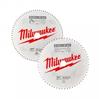 Диск с твърдосплавни пластини MILWAUKEE 254/2.8/30 Z=60/80 2 броя, за дървесина