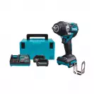 Акумулаторен гайковерт ударен MAKITA TW007GD201, 40V, 2.5Ah, Li-Ion, 1/2