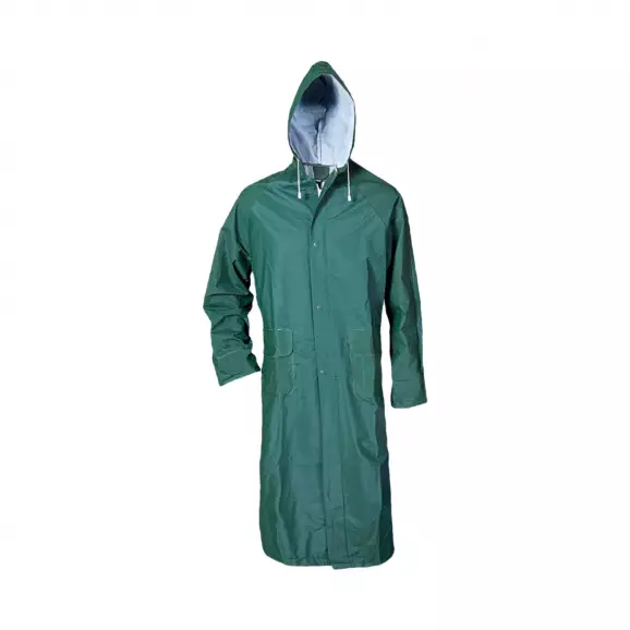 Дъждобран STENSO KELSO GREEN XXL, с качулка, PVC/PE, зелен