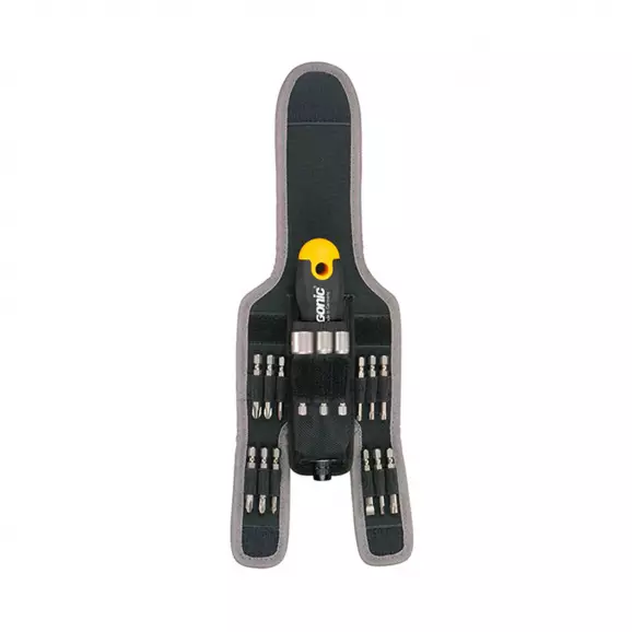 Отвертка с накрайници FELO ERGONIC K 180° 16части, PH, PZ, SB, TX, шестостен двукомпонентна дръжка