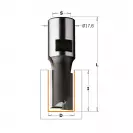 Прав фрезер CMT D=22мм I=25мм L=60мм S=M12x1 Z=2+1, HW, RH - small, 205001