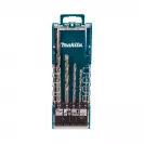 Свредла MAKITA 4.0-10.0мм 5части, за бетон и зидария, HM, 2 режещи ръбa, цилиндрична опашка - small