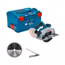 Акумулаторен циркулярен трион BOSCH GKS 185-LI Solo L-Boxx, 18V, 2.0-6.0Ah, Li-Ion, ф165x20мм, безчетков - small