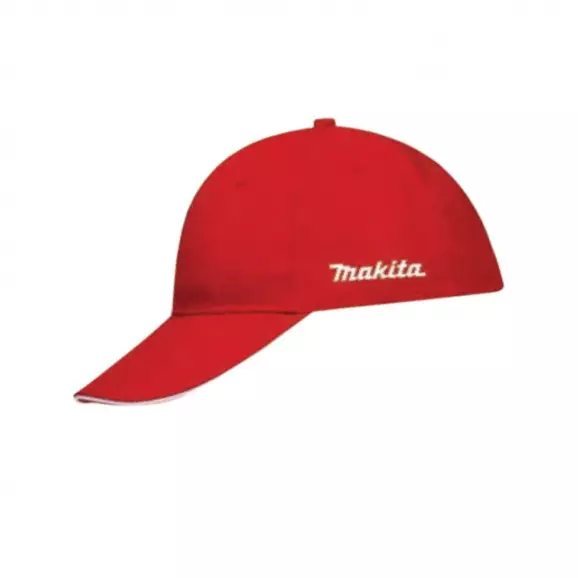 Шапка с козирка MAKITA, червена, бродирано лого