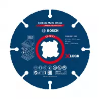 Диск карбиден BOSCH Expert X-LOCK 115x22.23мм, за дървесина, гипскартон, пластмаса