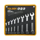 Ключ гаечен комплект TOLSEN 6-22мм 8части, CrV, DIN3110 - small