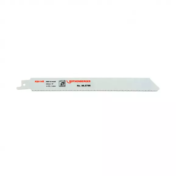 Нож за ел.ножовка ROTHENBERGER 14TPI 200мм 5броя, за метал, HSS-BiM, захват универсален