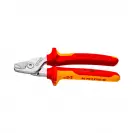 Ножица за кабели KNIPEX 15/160мм 1000V, ф6мм, Cu-Al, двукомпонентна дръжка - small