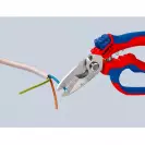 Ножица за кабели ъглова KNIPEX 160мм, ф6мм, Cu-Al, двукомпонентна дръжка - small, 213034