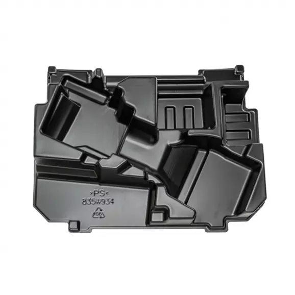 Вложка за куфар за акумулаторна мултифункционална машина MAKITA Makpac 3., полипропилен, черна, за DTM52