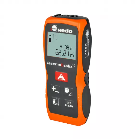 Лазерна ролетка NEDO mEssfix 50, 0.05-50м, ± 2.0мм