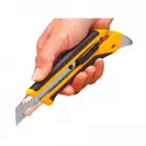 Макетен нож OLFA Cuttermesser L5 18x160мм, голям, пластмасов с метална глава, за безопасна работа на височини - small, 213739