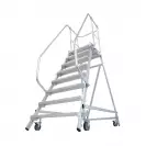 Алуминиева стълба с платформа и колела KRAUSE 1x8, 1900мм(на стълбата), едностранна - small, 215990