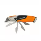 Макетен нож FISKARS CarbonMax 19х182мм, метален корпус, фиксирано острие - small, 218950