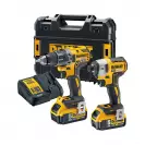 Акумулаторен комплект DEWALT DCK268P2T (DCD791 + DCF887), 18V, 5.0Ah, Li-Ion - small