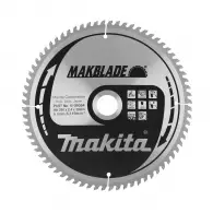 Диск с твърдосплавни пластини MAKITA MAKBLADE 250/2.4/30 Z=72, за дървесина