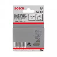 Кламери BOSCH Professional 53/8мм 1000бр., тип 53, плоска тел, кутия