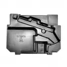 Вложка за куфар за акумулаторна ножовка MAKITA Makpac 2, полипропилен, черна, за DJR183 - small