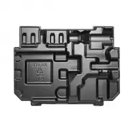 Вложка за куфар за гайковерт MAKITA Makpac 2 inner layout, полипропилен, черна, за DTW300, DTW301