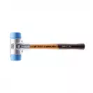 Чук гумен HALDER 3101 Simplex 0.200кг, ф30мм, с дървена дръжка, с корпус от алуминий - small