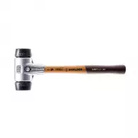 Чук гумен HALDER 3102 Simplex 0.210кг, ф30мм, с дървена дръжка, с корпус от алуминий