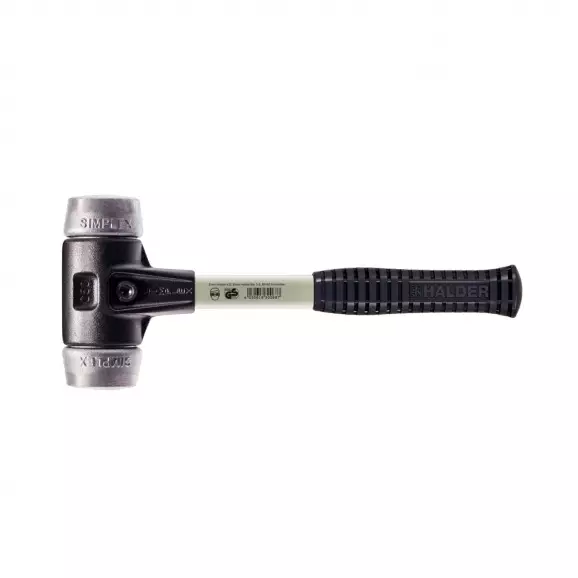 Чук алуминиев HALDER 3709 Simplex Soft Metal 4.290кг, ф80мм, с дръжка от фибростъкло, корпус от подсилен чугун