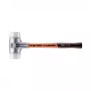 Чук пластмасов HALDER 3107 Simplex 0.360кг, ф40мм, с дървена дръжка, с корпус от алуминий - small