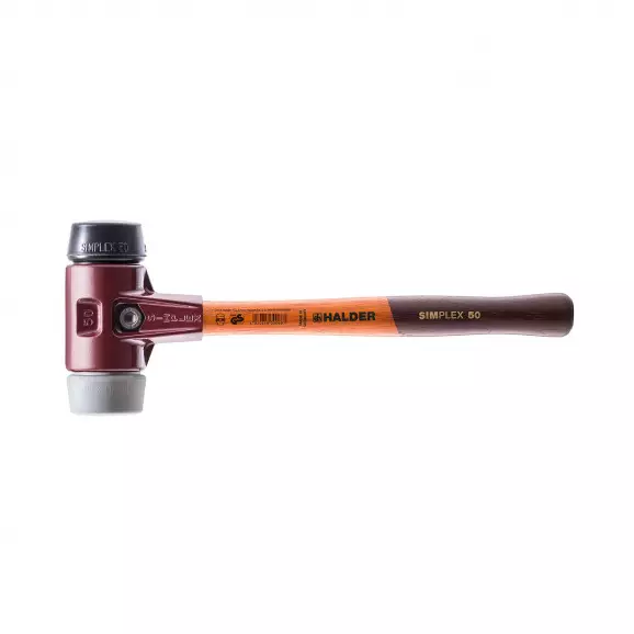 Чук с комбинирана глава HALDER 3023 Simplex 0.340кг, ф30мм, с дървена дръжка, корпус от чугун