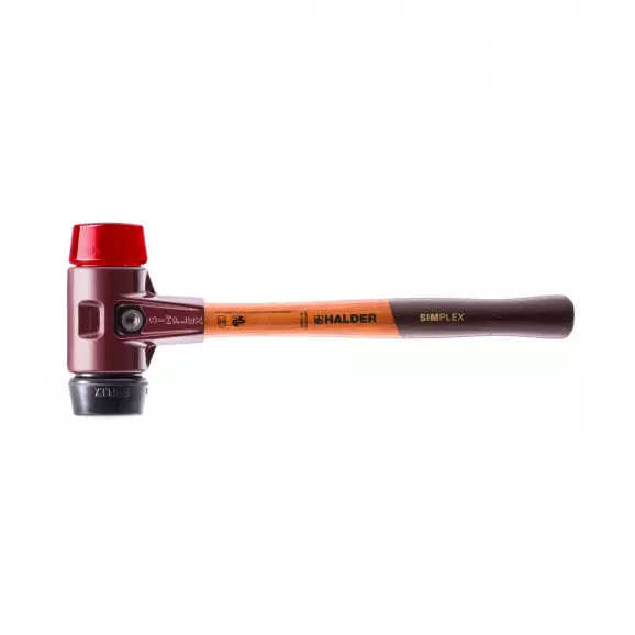 Чук с комбинирана глава HALDER 3026 Simplex 0.640кг, ф40мм, с дървена дръжка, корпус от чугун
