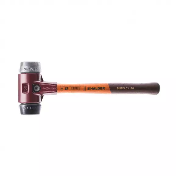 Чук с комбинирана глава HALDER 3029 Simplex 1.800кг, ф60мм, с дървена дръжка