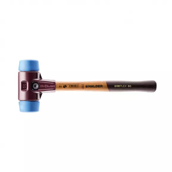 Чук гумен HALDER 3001 Simplex 1.460кг, ф60мм, с дървена дръжка