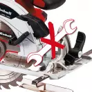 Акумулаторен циркулярен трион EINHELL TE-CS 18/165-1 Li Solo, 18V, 2.0-8.0Ah, Li-Ion, ф165x20мм, 4200об/мин - small, 225009