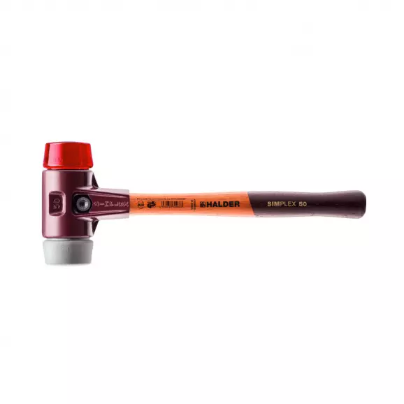 Чук с комбинирана глава HALDER 3036 Simplex 0.336кг, ф30мм, с дървена дръжка, корпус от чугун