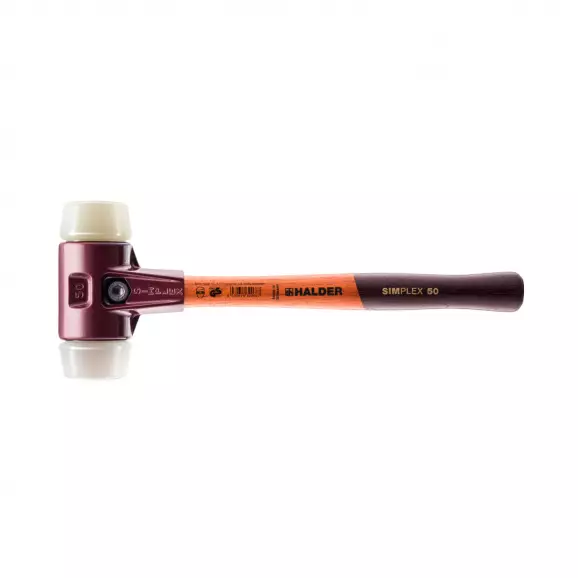 Чук с комбинирана глава HALDER 3078 Simplex 0.607кг, ф40мм, с дървена дръжка, корпус от чугун