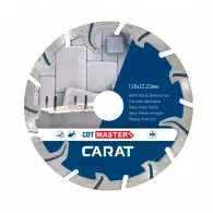 Диск диамантен CARAT CDT Master 125x22.23мм, за армиран бетон, скални материали, сухо рязане