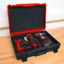 Куфар за инструменти EINHELL E-Box M55/40, пластмаса, черен/червен - small, 224856
