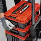 Куфар за инструменти на колела EINHELL E-Case Tower, пластмаса, черен/червен - small, 224862