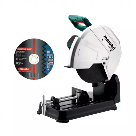 Машина отрезна за метал METABO CS 22-355 + диск, 2300W, 4000об/мин, ф355x25.4мм 