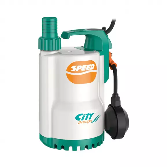 Помпа потопяема CITY PUMPS SPEED 100M, 750W, Q=20-320l/min, H=12-2.0m, 1 1/2