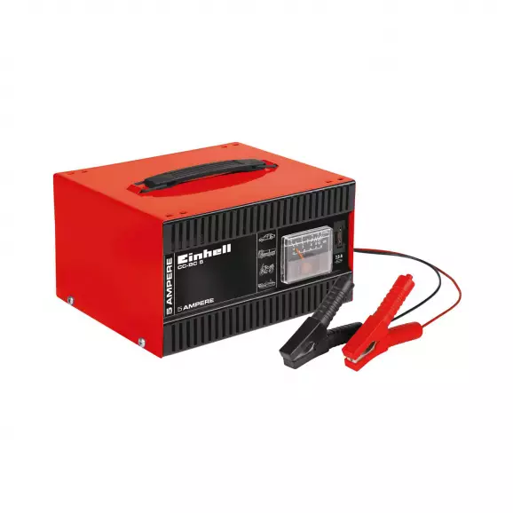 Зарядно устройство за акумулатор EINHELL CC-BC 5, 66W, 12V, 16-80Ah, 230V