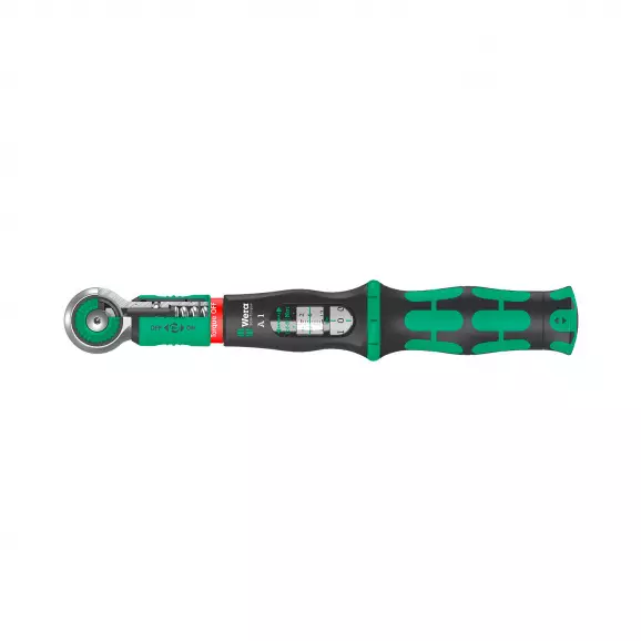 Динамометричен ключ WERA 1/4'' 2.0-12Nm, CrV, двойна скала Nm, Ft-lb, отклонение ±%