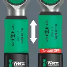 Динамометричен ключ WERA 1/4'' 2.0-12Nm, CrV, двойна скала Nm, Ft-lb, отклонение ±% - small, 225956