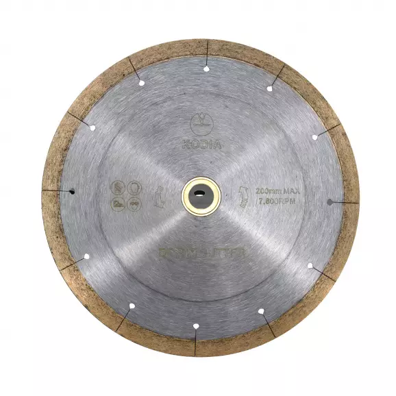 Диск диамантен KODIA DF RIM CUTTER 200х1.2x22.23/25.4мм, за гранит и технически камък, мокро рязане