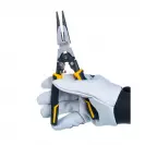 Жустерни клещи DEWALT 255мм, прави, стомана, полукръгли плоски челюсти, двукомпонентна дръжка - small, 267141