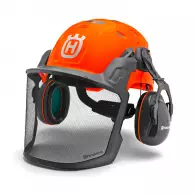 Каска комбинирана предпазна HUSQVARNA Technical, оранжева