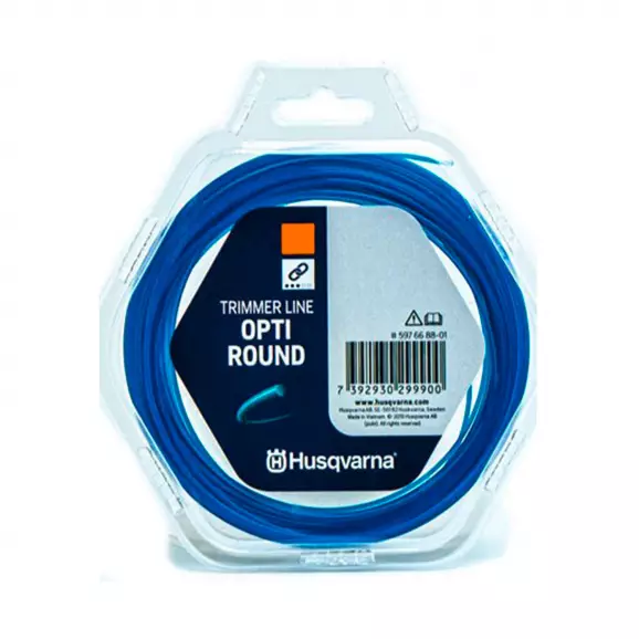 Корда HUSQVARNA Opti Round 1.5мм/15м, кръгла, дължина 15м, синя