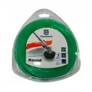 Корда HUSQVARNA Opti Round 2.0мм/130м, кръгла, дължина 130м, зелена - small